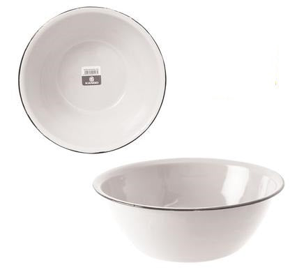 Mixing Bowl 16cm White - Enamel