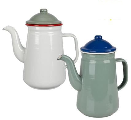 Coffee Pot 16cm Goose Neck - Enamel