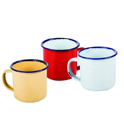 Mug Assorted Colours 6cm - Enamel