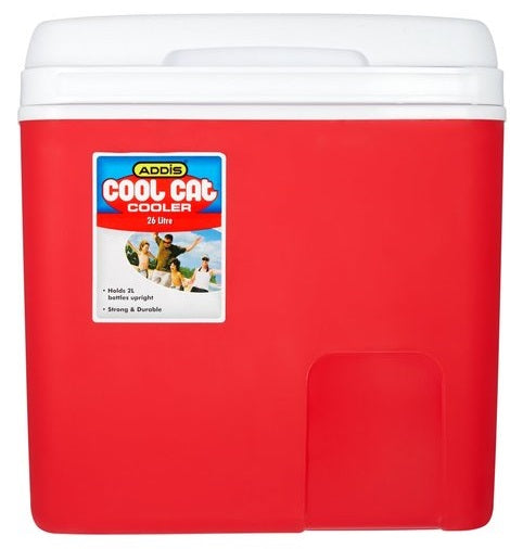 ADDIS Red Cool Cat Cooler Box 26L