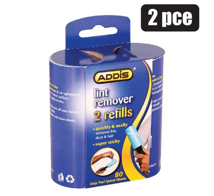 Addis Lint Remover Refills 2 Piece