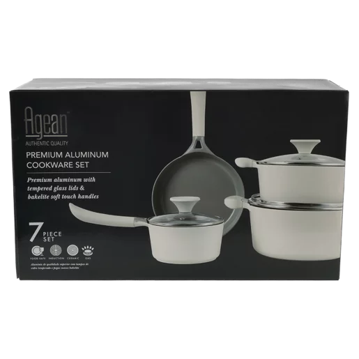 Agean Premium Aluminium Cookware Set 7 Piece