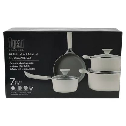 Agean Premium Aluminium Cookware Set 7 Piece