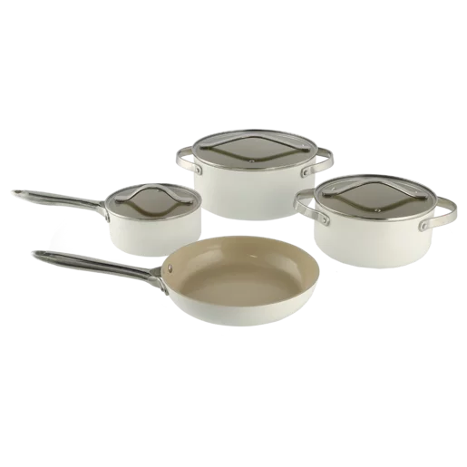 Agean Slick Aluminium Cookware Set 7 Piece