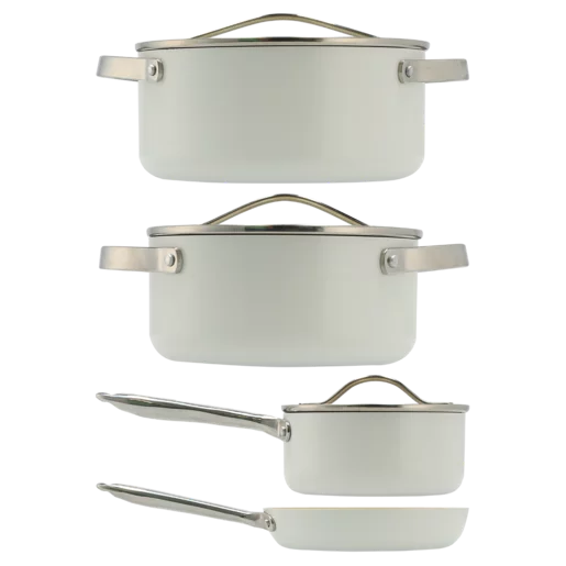 Agean Slick Aluminium Cookware Set 7 Piece