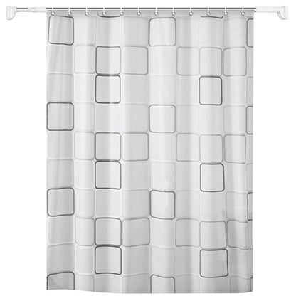 Aluminium Expandable Shower Curtain Rial - 1100mm - 2000mm