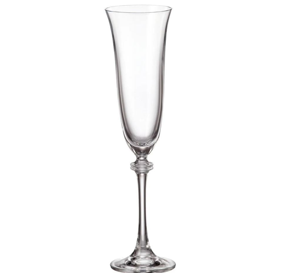 Angela Flute Glass 190ml - Set of 6