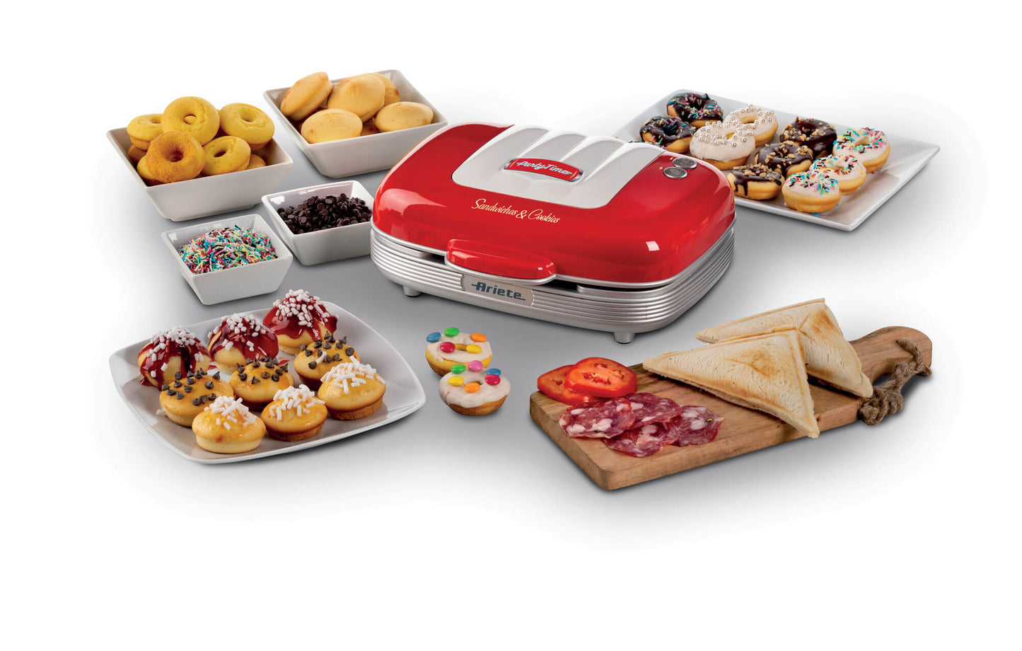 Ariete 3-In-1 Sandwich & Cookies Maker