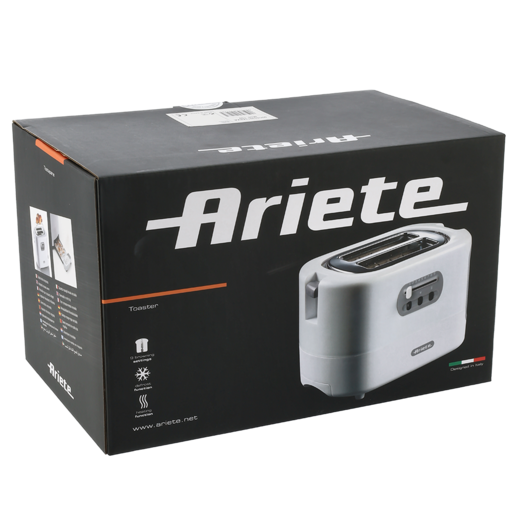 Ariete White 2 Slice Toaster