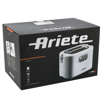 Ariete White 2 Slice Toaster