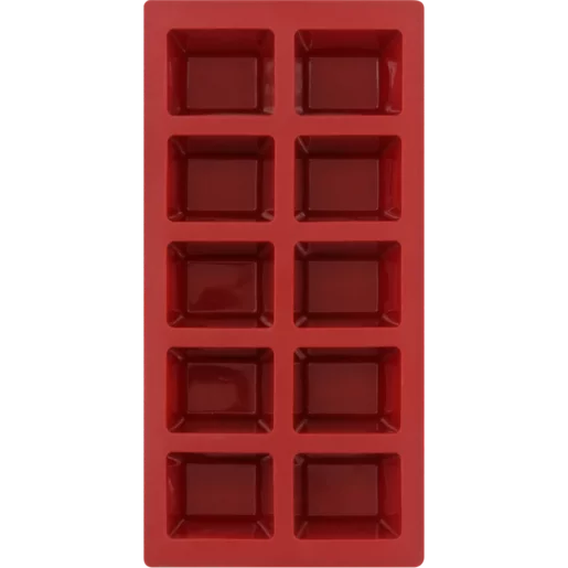 Arthur's Bar & Home Red Silicone Ice Tray