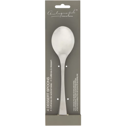 Autograph Dessert Spoon Set - 4 Piece