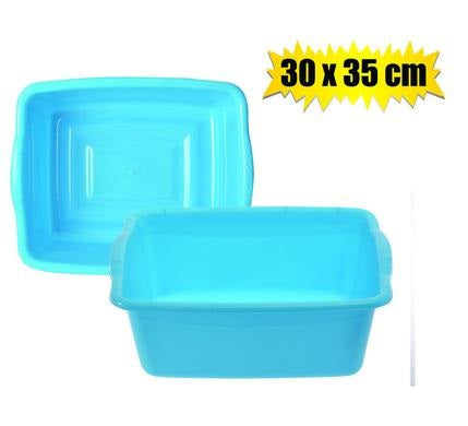 Oblong Plastic Basin Plastic - 35X31X14cm