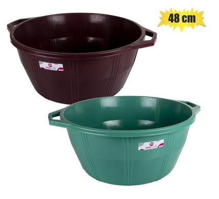 Plastic Deep  Basin With Handles - 48cm