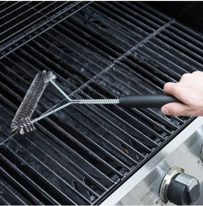 BBQ Cleaning Brush - Stainless Steel and  Nylon