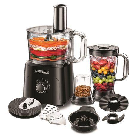 BLACK & DECKER  Food Processor - 750W (5-in-1 & 34 Functions)