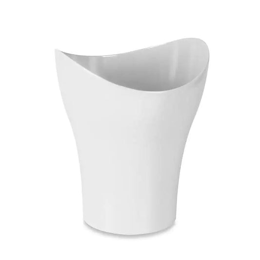 Bathroom Bin, Melamine White