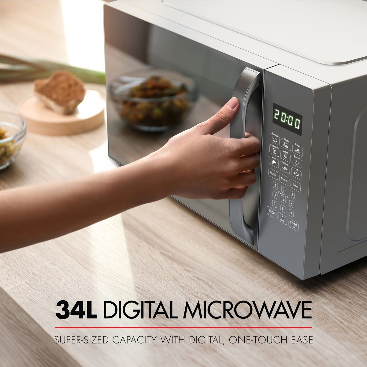 Bennett Read 34L Digital Microwave