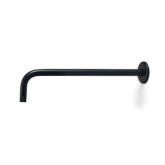 Black Round Shower Arm - 350mm