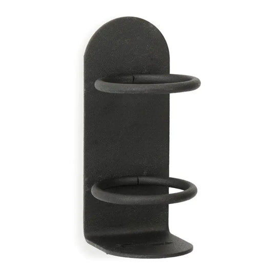 Black Toothbrush Holder, Wall Mounted With Self Adhesive Tape