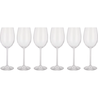 Bohemia 350ml Crystal White Wine Glass Set - 6 Piece