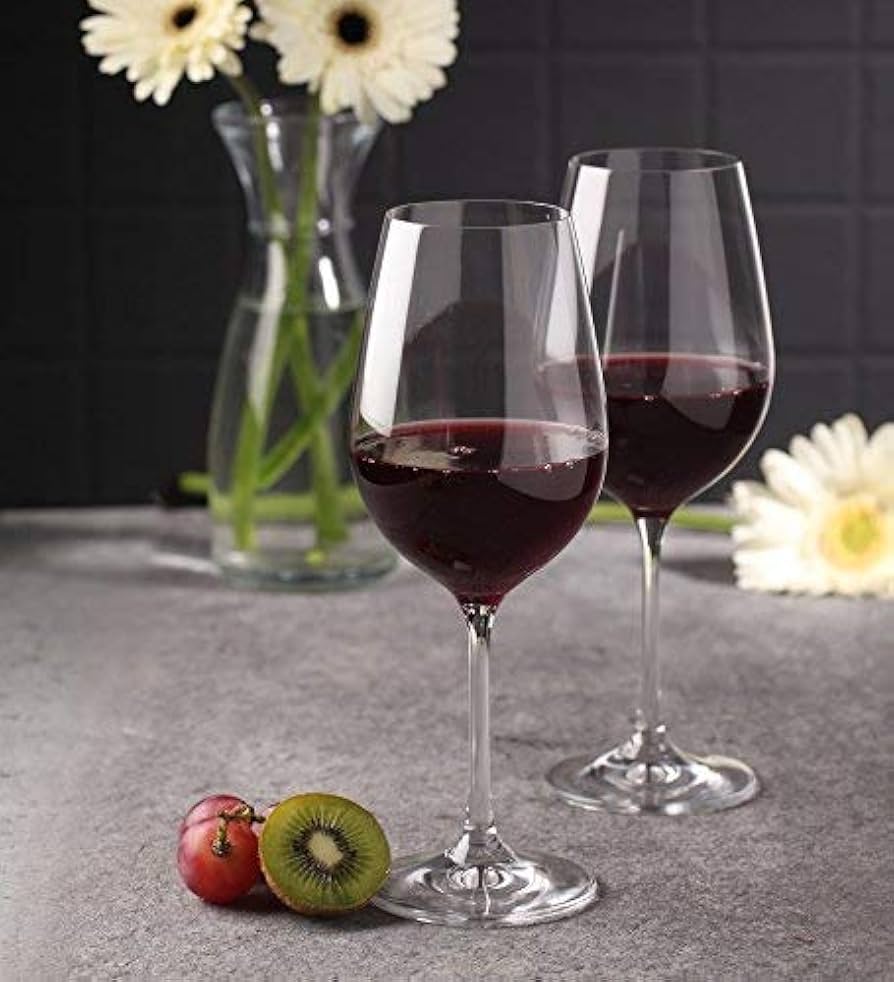 Bohemia Crystal Red Wine Glass - 450ml