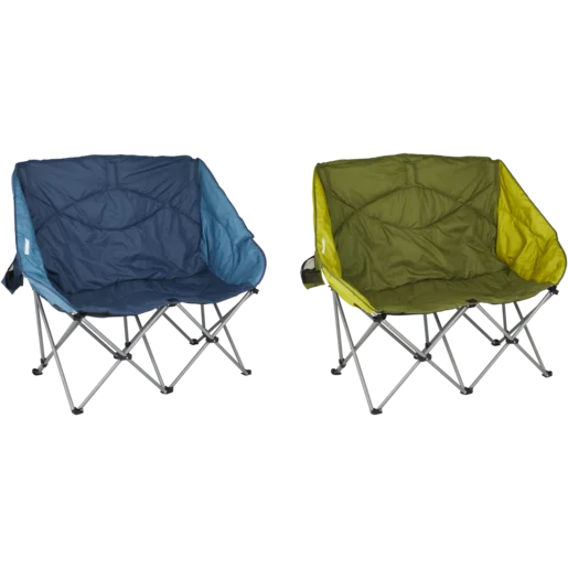 Bush Baby Blue & Stone Loveseat Camping Chair - Various Colours