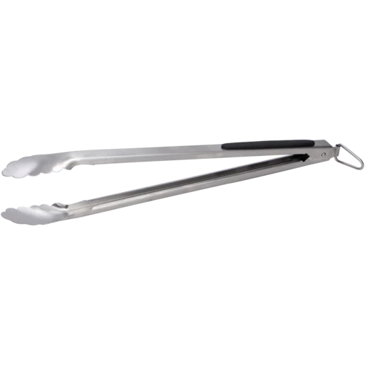 Bush Baby Stainless Steel Braai Tongs - 40cm