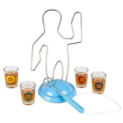 Buzz Wire Drinking Game & 4 Glasses