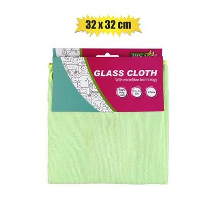 Microfibre Glass Cleaning Cloth  Assorted 32x32cm