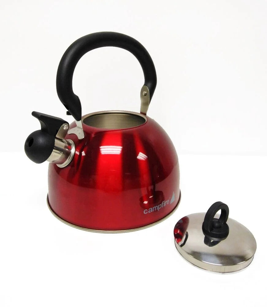 Campfire Whistling Kettle Red 2.5L