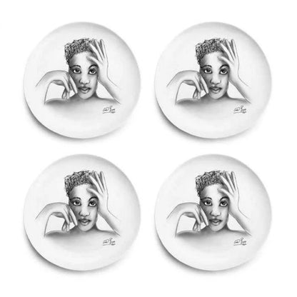 Carrol Boyes In Vogue Dinner Plate Set Of 4