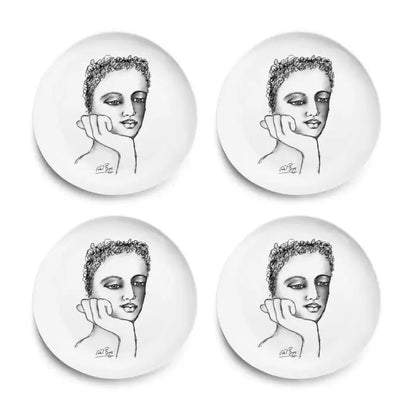 Carrol Boyes Just A Thought Dinner Plate Set Of 4