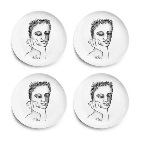 Carrol Boyes Just A Thought Dinner Plate Set Of 4