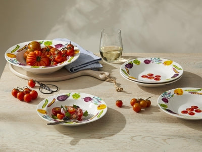 Casa Domani Italiana Rim Pasta Set Spring Vegetables 5 Piece