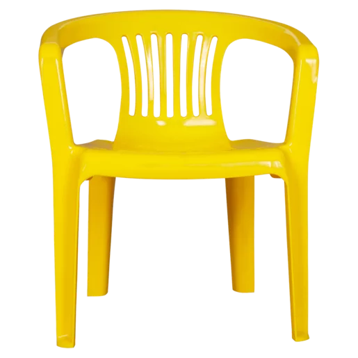 Childrens Plastic Arm Chair - Colour May Vary