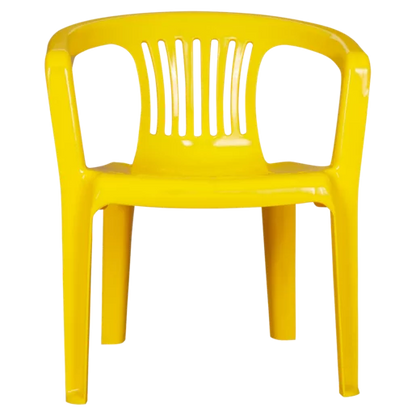 Childrens Plastic Arm Chair - Colour May Vary