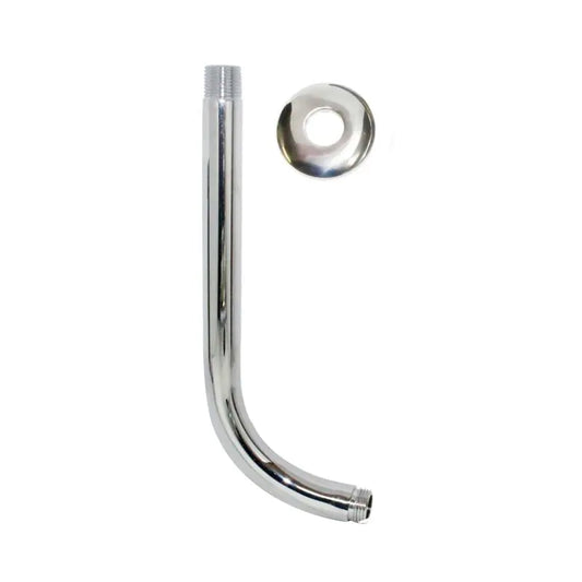 Chrome Plated Shower Arm, Round - 350mm