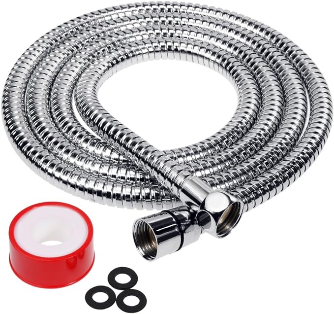 Chrome Plated Shower Hose - 2m