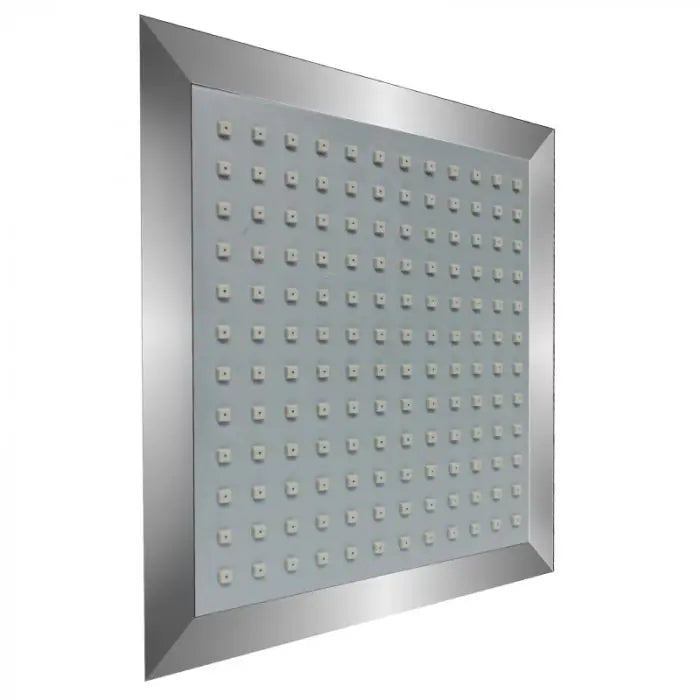 Chrome Plated Square Shower Rose - 200mm