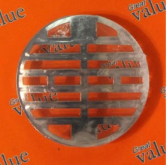 Chrome Plated Round Shower Grid - 75mm