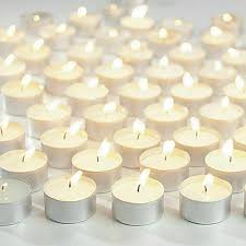 Clover Leaf Unscented Tealight Candles 20 Pack