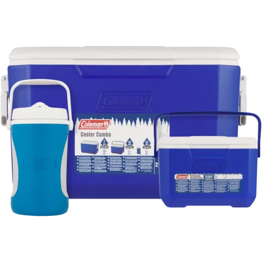 Coleman Blue Cooler Box Combo 3 Piece