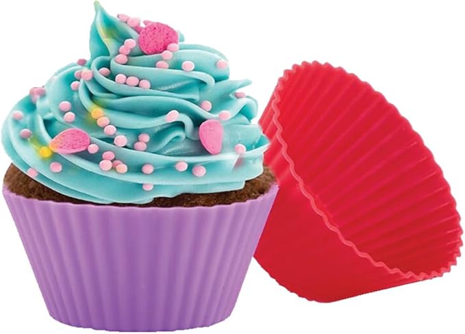 Creative Cooking 12 Piece Silicone Muffin Cups