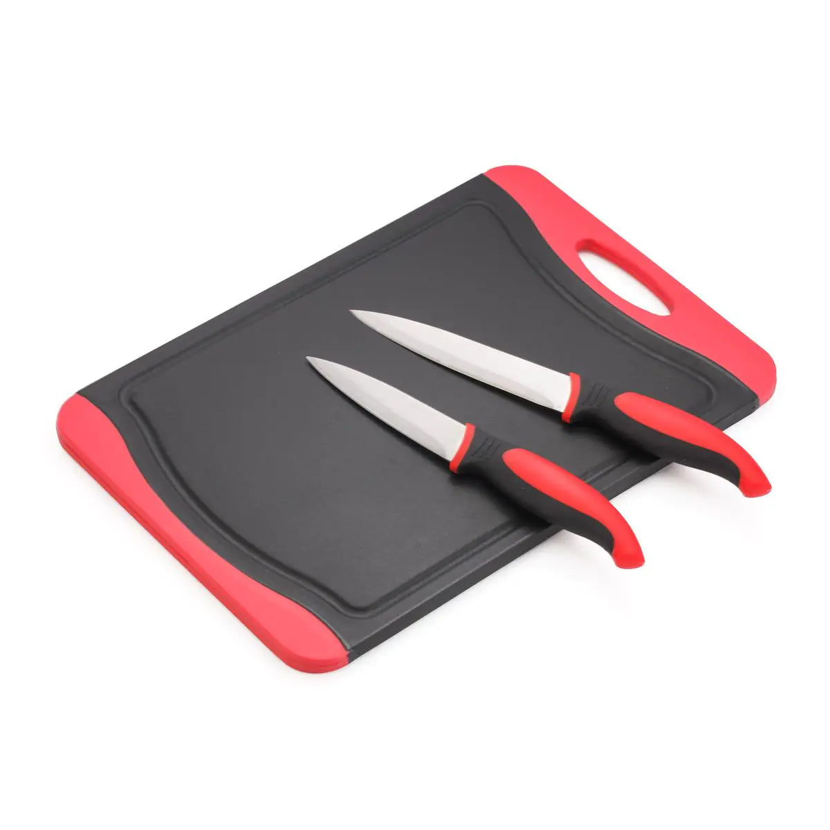 Cutting Board & Knife Set, 3 Pieces