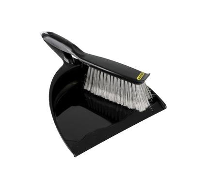 Dustpan & Brush Set Black