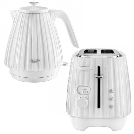 Delonghi Ballerina Kettle And Toaster Set White