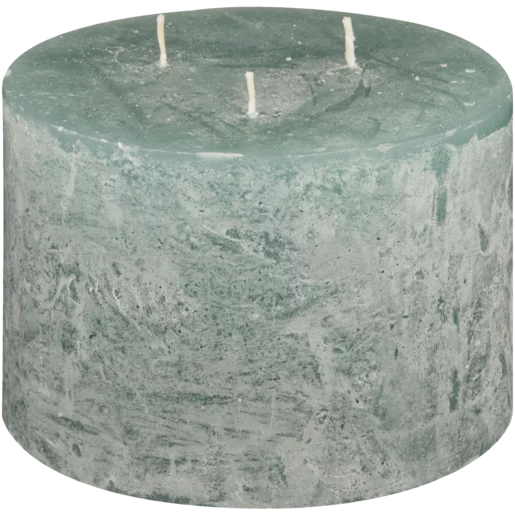 Duck Egg Blue Frosted 3 Wick Candle 10cm