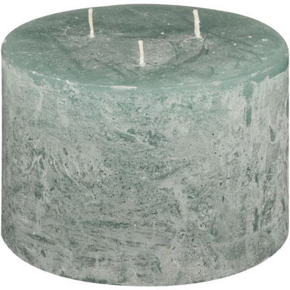 Duck Egg Blue Frosted 3 Wick Candle 10cm