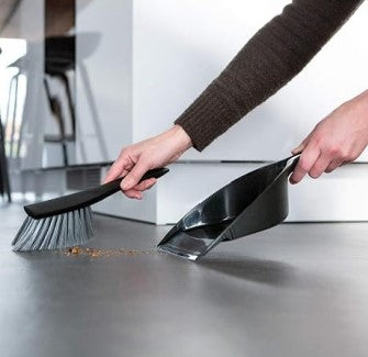 Dustpan & Brush Set Black